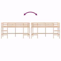 VidaXL 835895 Lit pour enfant Bois - Vue supplémentaire 7