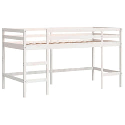 VidaXL 835896 Lit pour enfant Blanc Bois
