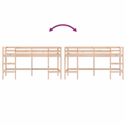 VidaXL 835898 Lit pour enfant Bois - Vue supplémentaire 8