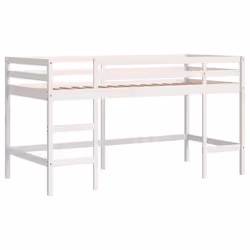 VidaXL 835902 Lit pour enfant Blanc Bois