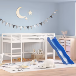VidaXL 835905 Lit pour enfant Blanc Bois