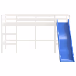 VidaXL 835905 Lit pour enfant Blanc Bois - Vue supplémentaire 5
