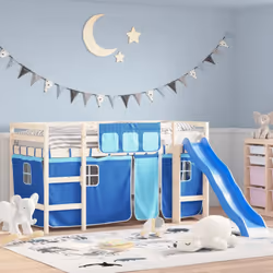 Transformez le lit de votre enfant en aire de jeux intérieure avec ces rideaux pour lit mezzanine qui rendront l'heure du cou ...