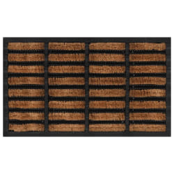 vidaXL Paillasson rectangulaire 45x75 cm caoutchouc et fibre de coco