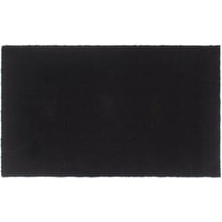 Tapis de porte noir 90x150 cm fibre de coco touffeté vidaXL