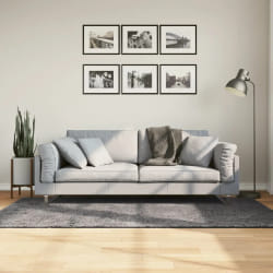 vidaXL Tapis HUARTE - Anthracite - 100x200 cm
