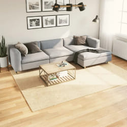 vidaXL Tapis Huarte - Crème