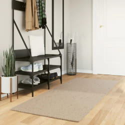 vidaXL Tapis à poils courts HUARTE - Sable 80x200 cm