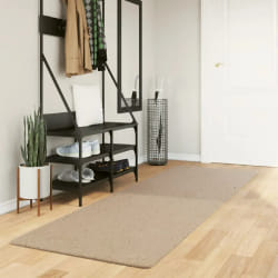 vidaXL Tapis HUARTE - Sable 80x250 cm