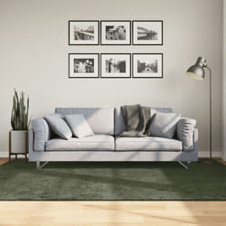Vidaxl - Tapis huarte à poils courts doux lavable vert forêt 160x230 cm