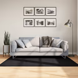 Ce tapis shaggy doux est parfait pour ajouter de la chaleur et de la texture à votre espace de vie intérieur. Durable et sûr  ...