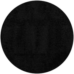 Vidaxl - Tapis shaggy pamplona poils longs moderne noir ø 240 cm