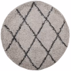 Ce tapis shaggy doux est parfait pour ajouter de la chaleur et de la texture à votre espace de vie intérieur. Durable et sûr  ...