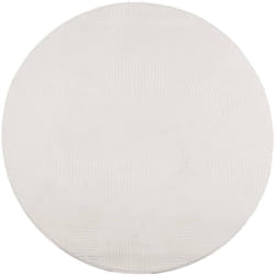 Vidaxl - Tapis iza poils courts style scandinave crème ø 80 cm
