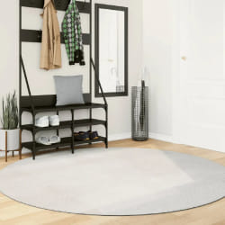 vidaXL Tapis IZA - Ø 200 cm - Crème