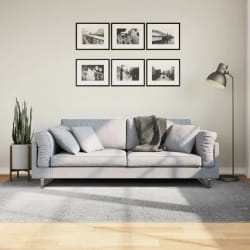 Tapis IZA vidaXL - Scandinave gris 160x230 cm