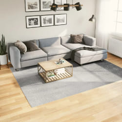 vidaXL Tapis IZA poils courts style scandinave gris 200x280 cm