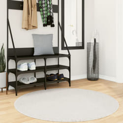 Vidaxl - Tapis oviedo à poils courts crème ø 120 cm