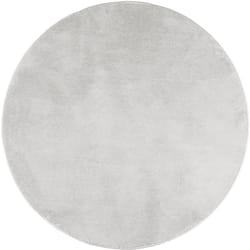 Vidaxl - Tapis oviedo à poils courts gris ø 80 cm