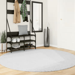 Vidaxl - Tapis oviedo à poils courts gris ø 200 cm