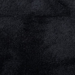 Tapis oviedo à poils courts noir 120x120 cm Vidaxl