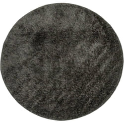 Vidaxl - Tapis istan à poils longs aspect brillant anthracite ø 120 cm