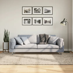 Vidaxl - Tapis istan à poils longs aspect brillant beige 160x230 cm