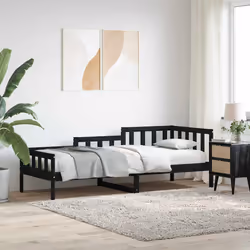 VidaXL 840369 canapé lit sofa Noir