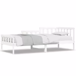 VidaXL 840371, lit sofa, Blanc, Bois de pin, 2035 mm, 980 mm, 685 mm