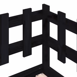 VidaXL 840378 canapé lit sofa Noir - Vue supplémentaire 7