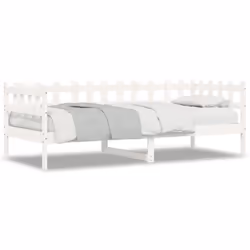 VidaXL 840380, lit sofa, Blanc, Bois de pin, 2035 mm, 980 mm, 685 mm