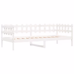 VidaXL 840380 canapé lit sofa Blanc - Vue supplémentaire 5