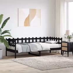 VidaXL 840381 canapé lit sofa Noir