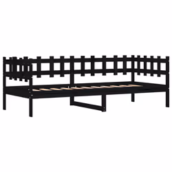 VidaXL 840381 canapé lit sofa Noir - Vue supplémentaire 4