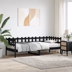 VidaXL 840384 canapé lit sofa Noir