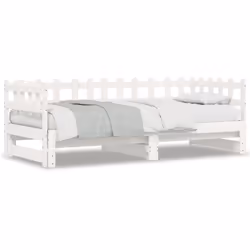 VidaXL 840386, lit sofa, Blanc, Bois de pin, 2035 mm, 860 mm, 685 mm