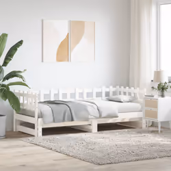 VidaXL 840386 canapé lit sofa Blanc