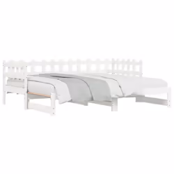VidaXL 840386 canapé lit sofa Blanc - Vue supplémentaire 4