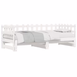 VidaXL 840386 canapé lit sofa Blanc - Vue supplémentaire 5