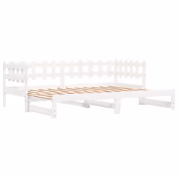 VidaXL 840386 canapé lit sofa Blanc - Vue supplémentaire 6