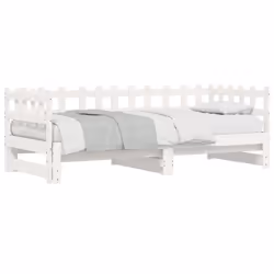 VidaXL 840389 canapé lit sofa Blanc - Vue supplémentaire 4