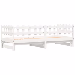 VidaXL 840389 canapé lit sofa Blanc - Vue supplémentaire 8