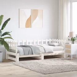 VidaXL 840392 canapé lit sofa Blanc