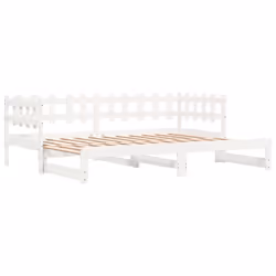 VidaXL 840392 canapé lit sofa Blanc - Vue supplémentaire 5
