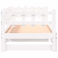 VidaXL 840392 canapé lit sofa Blanc - Vue supplémentaire 7