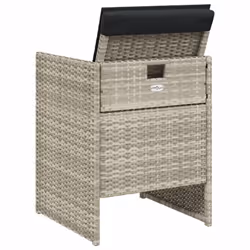VidaXL 364937 chaise d'extérieur Terrace Siège rembourré Polyuréthane, Acier Anthracite - Vue supplémentaire 7