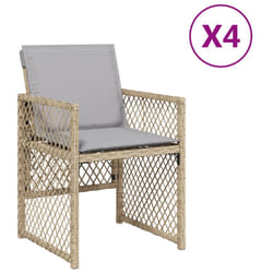 VidaXL 364955 chaise d'extérieur Terrace Siège rembourré Polyuréthane, Acier Gris