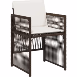 Détendez-vous et profitez de l'extérieur dans ces confortables chaises de jardin ! Matériau durable : la résine tressée, égal ...