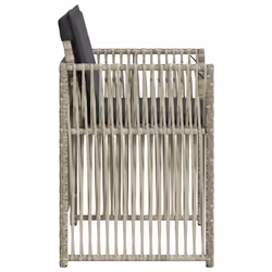 VidaXL 364971 chaise d'extérieur Terrace Siège rembourré Polyuréthane, Acier Anthracite - Vue supplémentaire 6