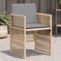 VidaXL 364972 chaise d'extérieur Terrace Siège rembourré Polyuréthane, Acier Gris